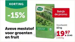 AVEVE Aveve meststof voor groenten en fruit aanbieding