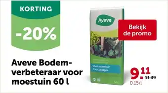 AVEVE Aveve Bodem- verbeteraar voor moestuin 60 l aanbieding