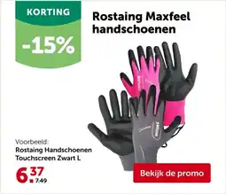 AVEVE Rostaing Handschoenen Touchscreen Zwart L aanbieding