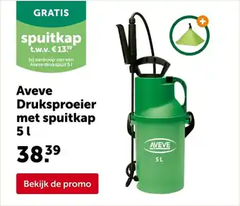 AVEVE Aveve Druksproeier met spuitkap 5L aanbieding