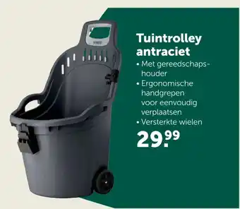 AVEVE Tuintrolley antraciet aanbieding