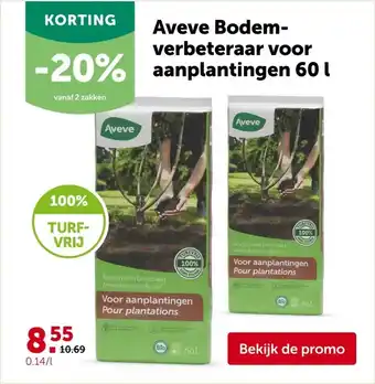 AVEVE Aveve Bodem- verbeteraar voor aanplantingen 60L aanbieding