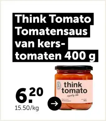 AVEVE Think Tomato Tomatensaus van kers- tomaten 400 g aanbieding