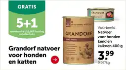 AVEVE Natvoer voor honden Eend en kalkoen 400 g aanbieding