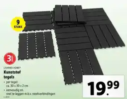 Lidl Kunststof tegels aanbieding