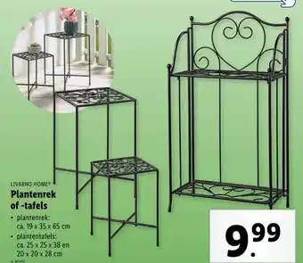 Lidl Plantenrek of -tafels aanbieding