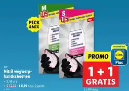 Lidl Nitril wegwerp- handschoenen aanbieding