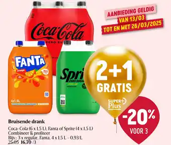 Delhaize Bruisende drank aanbieding