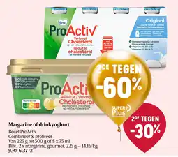 Delhaize Margarine of drinkyoghurt aanbieding