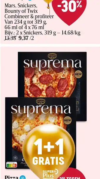 Delhaize Pizza aanbieding