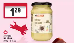 Delhaize Mosterd uit Dijon aanbieding