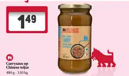 Delhaize Currysaus op Chinese wijze aanbieding