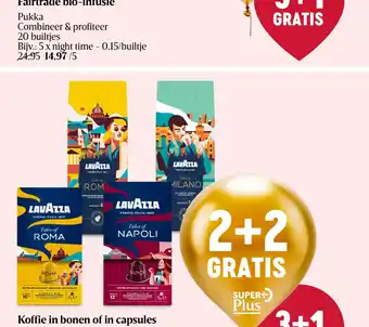 Delhaize Koffie in bonen of in capsules aanbieding