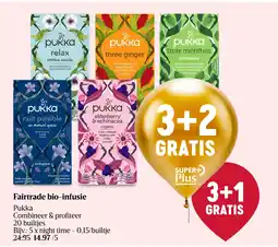 Delhaize Fairtrade bio-infusie aanbieding