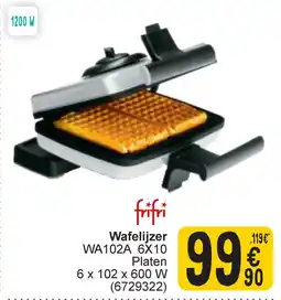 Cora frifri Wafelijzer aanbieding