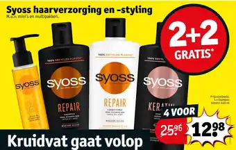 Kruidvat Syoss haarverzorging en -styling aanbieding