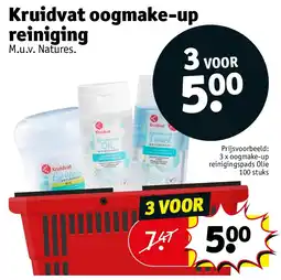 Kruidvat Kruidvat oogmake-up reiniging aanbieding