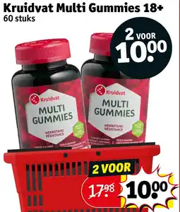 Kruidvat Kruidvat Multi Gummies 18+ aanbieding