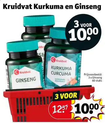 Kruidvat Kruidvat Kurkuma en Ginseng aanbieding