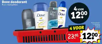 Kruidvat Dove deodorant aanbieding