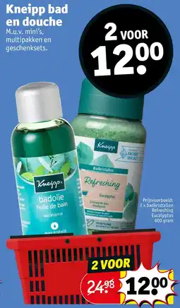 Kruidvat Kneipp bad en douche aanbieding