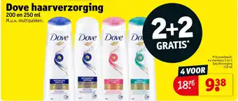 Kruidvat Dove haarverzorging aanbieding