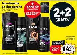 Kruidvat Axe douche en deodorant aanbieding