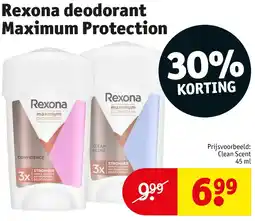 Kruidvat Rexona deodorant Maximum Protection aanbieding