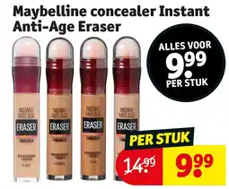 Kruidvat Maybelline concealer Instant Anti-Age Eraser aanbieding