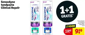 Kruidvat Sensodyne tandpasta Clinical Repair aanbieding