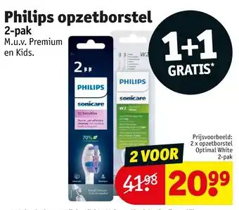 Kruidvat Philips opzetborstel aanbieding