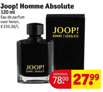 Kruidvat Joop! Homme Absolute aanbieding