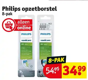 Kruidvat Philips opzetborstel aanbieding