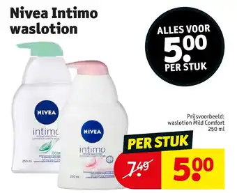 Kruidvat Nivea Intimo waslotion aanbieding