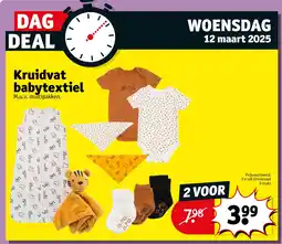 Kruidvat Kruidvat babytextiel aanbieding