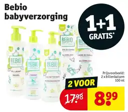 Kruidvat Bebio babyverzorging aanbieding