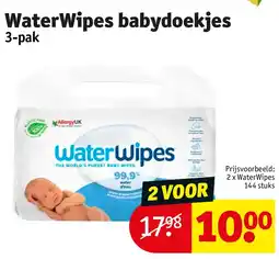 Kruidvat WaterWipes babydoekjes aanbieding