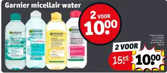 Kruidvat Garnier micellair water aanbieding