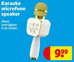 Kruidvat Karaoke microfoon speaker aanbieding