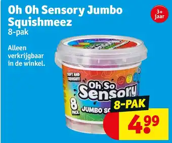 Kruidvat Oh Oh Sensory Jumbo Squishmeez aanbieding