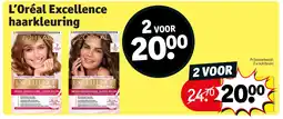 Kruidvat L’Oréal Excellence haarkleuring aanbieding