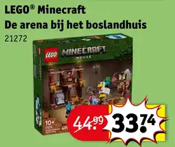 Kruidvat LEGO Minecraft De arena bij het boslandhuis aanbieding