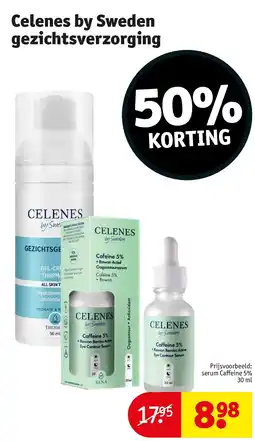 Kruidvat Celenes by Sweden gezichtsverzorging aanbieding