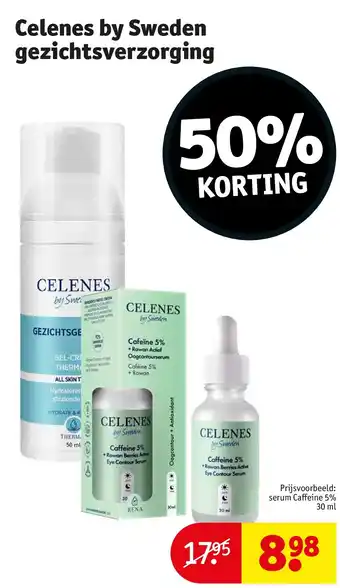 Kruidvat Celenes by Sweden gezichtsverzorging aanbieding