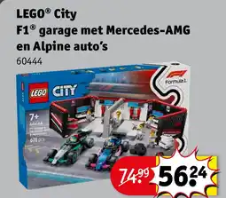 Kruidvat LEGO City F1 garage met Mercedes-AMG en Alpine auto’s aanbieding