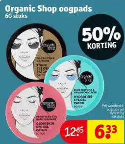 Kruidvat Organic Shop oogpads aanbieding