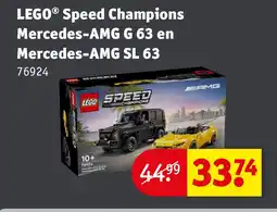 Kruidvat LEGO Speed Champions Mercedes-AMG G 63 en Mercedes-AMG SL 63 aanbieding