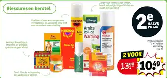 Kruidvat 2 x Kruidvat spierspray 150 ml aanbieding