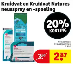 Kruidvat Kruidvat en Kruidvat Natures neusspray en -spoeling aanbieding