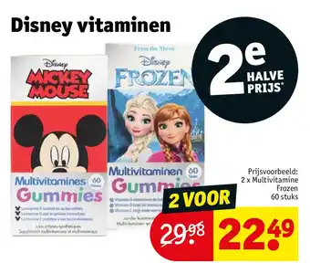 Kruidvat Disney vitaminen aanbieding